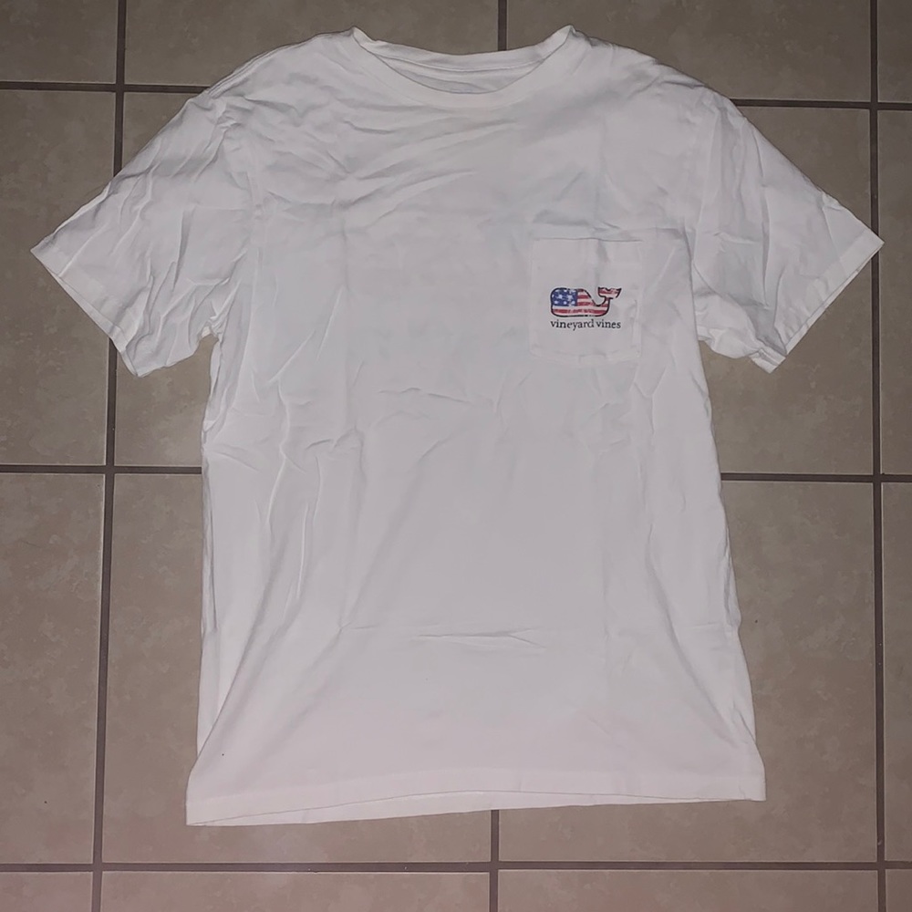 Vineyard Vines American Flag Tee